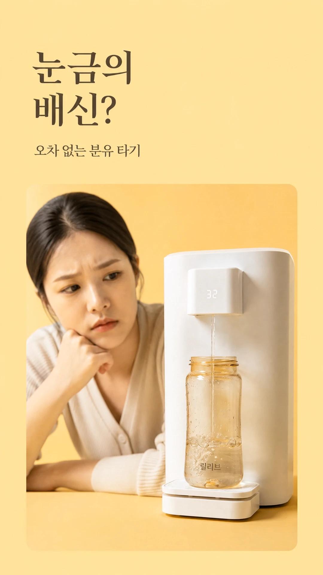 릴리브 듀얼저울 분유포트